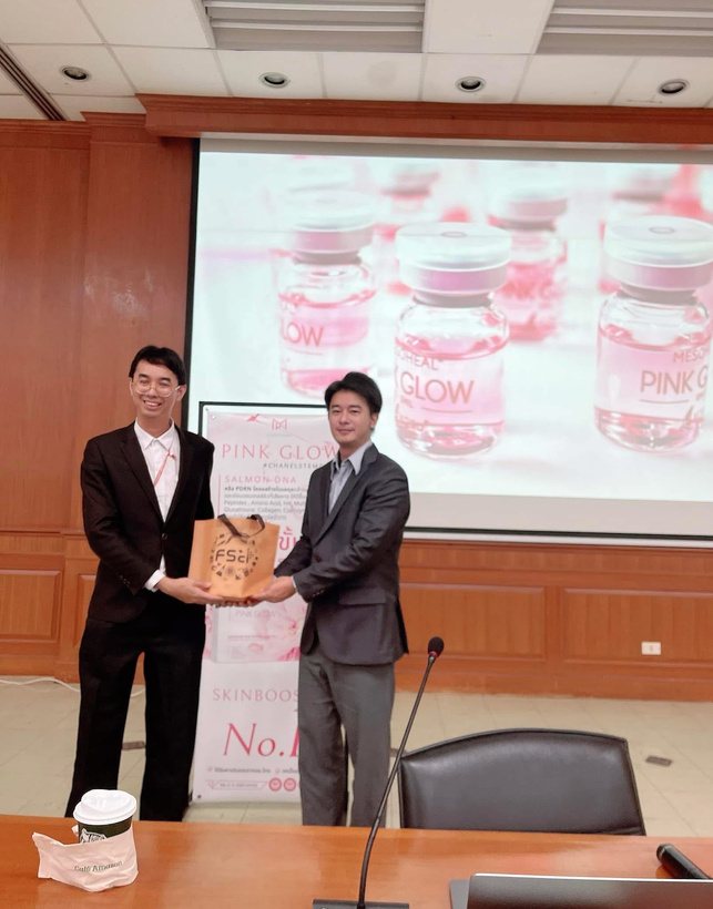 Gift presentation at KMUTT