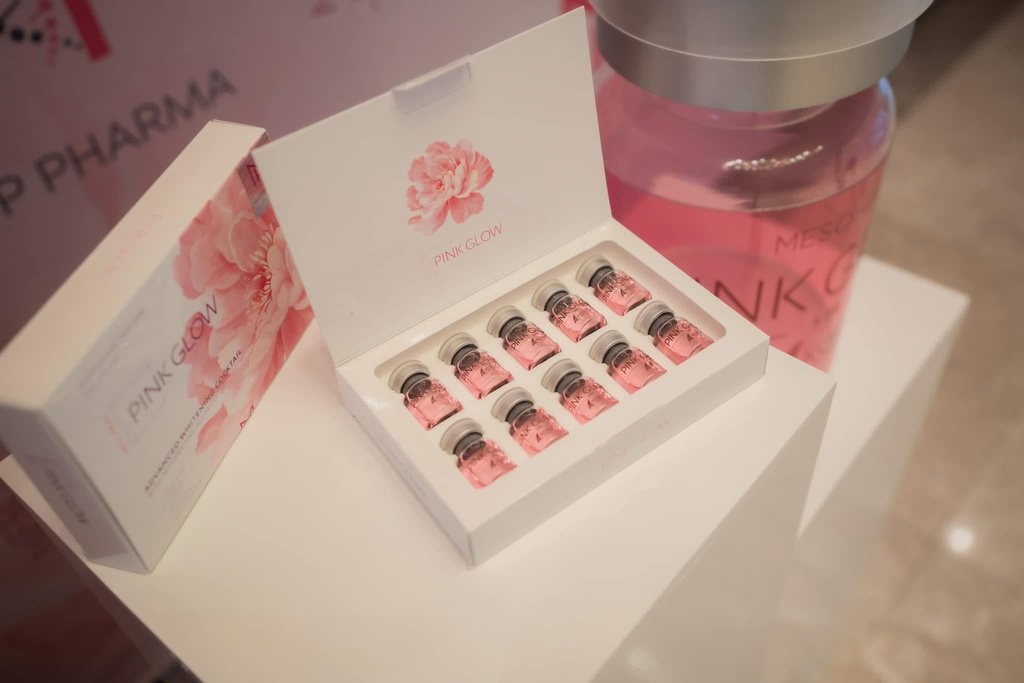 Mesoheal Pink Glow product box